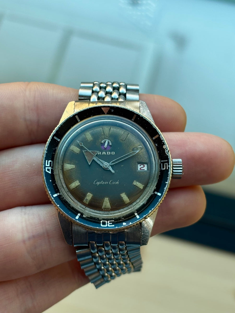 Vintage Rado Watch Rado Captain Cook Mkii 1962-68 Rare Rado