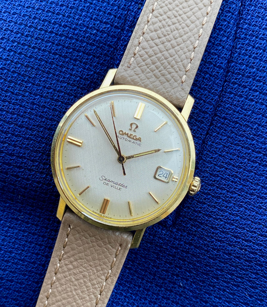 1963 Stunning Omega Automatic Seamaster De Ville ”linen dial