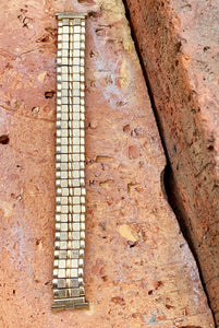 1950's vintage J.B Champion bracelet gold/steel 19mm