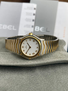 1990’s Ebel Classic ”Wave” with box and papers