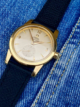 Load image into Gallery viewer, 1954 Rare solid 14k gold Omega Seamaster &quot;Beefy lugs&quot; *SERVICED*