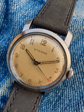 Load image into Gallery viewer, 1940’s ”fat case” Eterna with lovely dial *SERVICED*