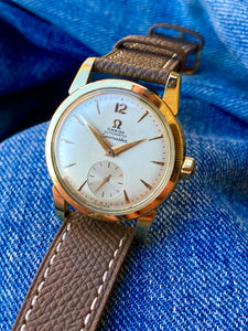 1956 Rare Omega Seamaster "Beefy lugs" with interesting engraving *SERVICED*