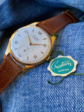 Load image into Gallery viewer, 1950&#39;s NOS Creation watch with original tag