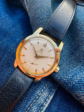 Load image into Gallery viewer, 1952 Crazy Omega automatic Seamaster ”bumper” original buckle and strap *SERVICED*