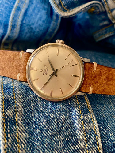 1960’s rare Universal Geneve ”Compact” ultra thin