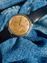 Load image into Gallery viewer, 1940/50’s rare Movado ”Sport” with F. Borgel case, original dial and original buckle