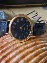 Load image into Gallery viewer, 1975 Piaget in 18k solid gold with box, cert and 18k gold Piaget buckle