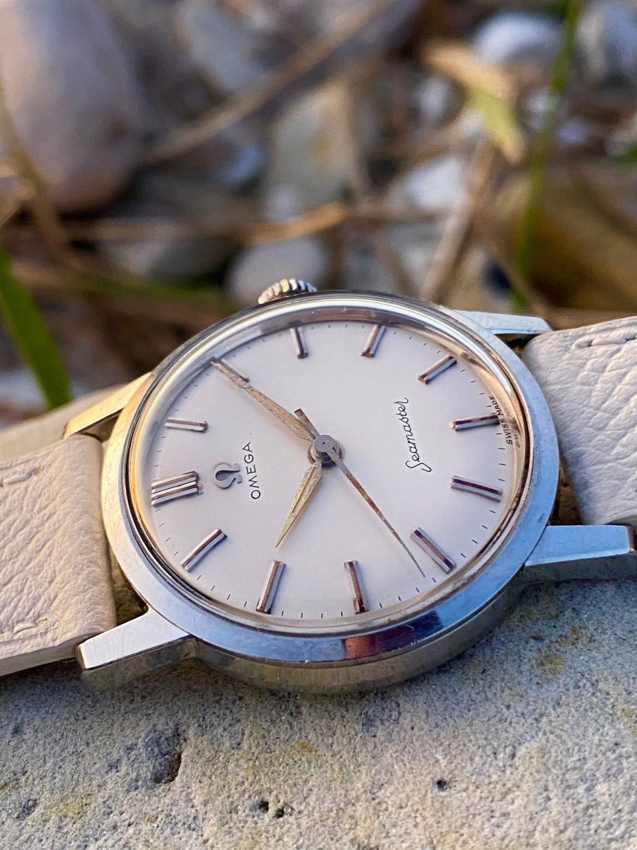 1961 Omega Seamaster with uncommon ”alpha hands” *SERVICED* – WOFS Watches