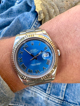 Load image into Gallery viewer, 2009 Rolex Datejust II, both blue and black dial. Full-set. Serviced -24