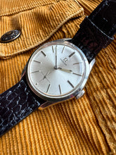 Load image into Gallery viewer, 1951 Beautiful Omega with ”sunburst dial” and preserved case and dial