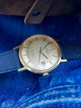 Load image into Gallery viewer, 1963 SUPER-Rare Omega Seamaster Deville with 18k gold case AND dial *SERVICED*