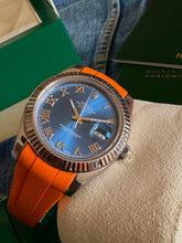 Load image into Gallery viewer, 2009 Rolex Datejust II both blue and black dial. Full-set. Serviced -24