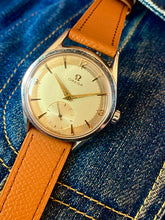 Load image into Gallery viewer, 1954 Omega with beautiful two-tone dial *SERVICED*