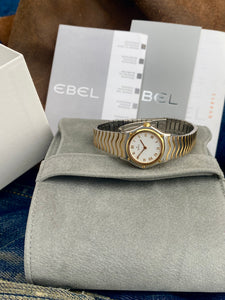 1990’s Ebel Classic ”Wave” with box and papers