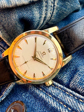 Load image into Gallery viewer, 1952 Crazy Omega automatic Seamaster ”bumper” original buckle and strap *SERVICED*