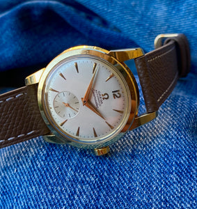 1956 Rare Omega Seamaster "Beefy lugs" with interesting engraving *SERVICED*