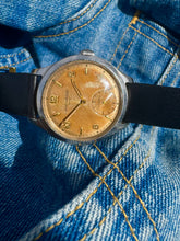 Load image into Gallery viewer, 1940/50’s rare Movado ”Sport” with F. Borgel case, original dial and original buckle