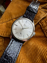 Load image into Gallery viewer, 1951 Beautiful Omega with ”sunburst dial” and preserved case and dial