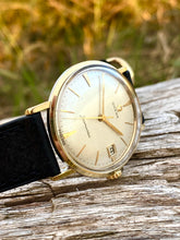 Load image into Gallery viewer, 1961 Omega Seamaster with gorgeous &quot;linen dial&quot; *SERVICED*