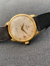 Load image into Gallery viewer, 1960 Omega Automatic Geneve (rare Italic dial) in solid 18k case *SERVICED*
