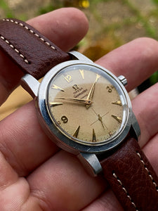 1952 Rare Omega Automatic Seamaster ”beefy” with honeycomb dial