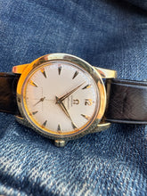 Load image into Gallery viewer, 1952 Crazy Omega automatic Seamaster ”bumper” original buckle and strap *SERVICED*