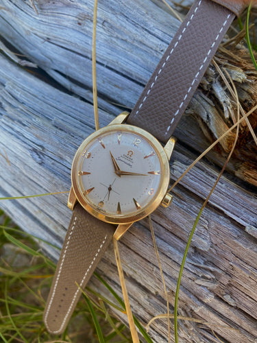 1951 Rare Omega Seamaster (jumbo) with honeycomb-dial *SERVICED*