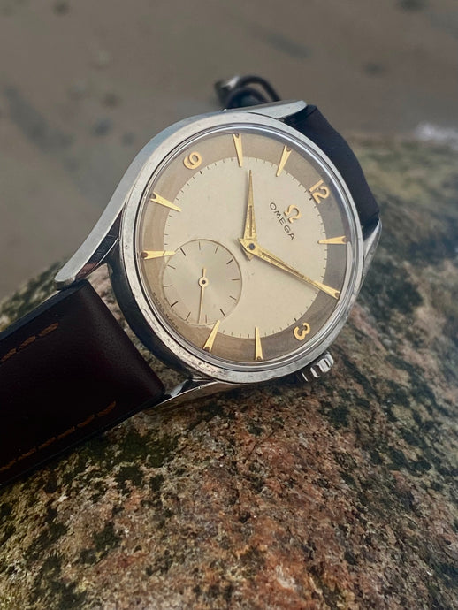 1954 Omega with beautiful two-tone dial *SERVICED*