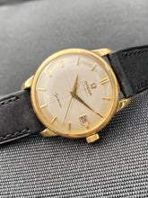 Load image into Gallery viewer, 1960 Omega Automatic Geneve (rare Italic dial) in solid 18k case *SERVICED*