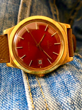 Load image into Gallery viewer, 1972 Omega Geneve with rare red dial *SERVICED*