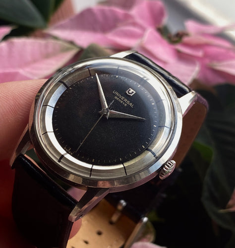 1954 Universal Genève ”Pre-Polerouter” tropical dial