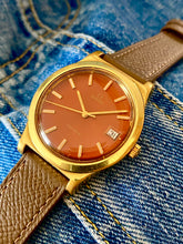 Load image into Gallery viewer, 1972 Omega Geneve with rare red dial *SERVICED*