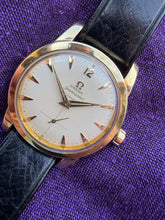 Load image into Gallery viewer, 1952 Crazy Omega automatic Seamaster ”bumper” original buckle and strap *SERVICED*