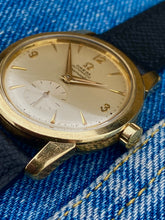 Load image into Gallery viewer, 1954 Rare solid 14k gold Omega Seamaster &quot;Beefy lugs&quot; *SERVICED*