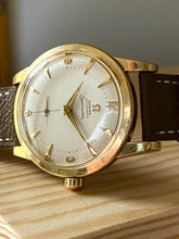 Load image into Gallery viewer, 1951 Rare Omega Seamaster (jumbo) with honeycomb-dial *SERVICED*
