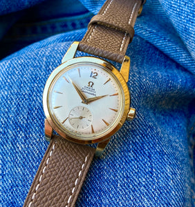 1956 Rare Omega Seamaster "Beefy lugs" with interesting engraving *SERVICED*