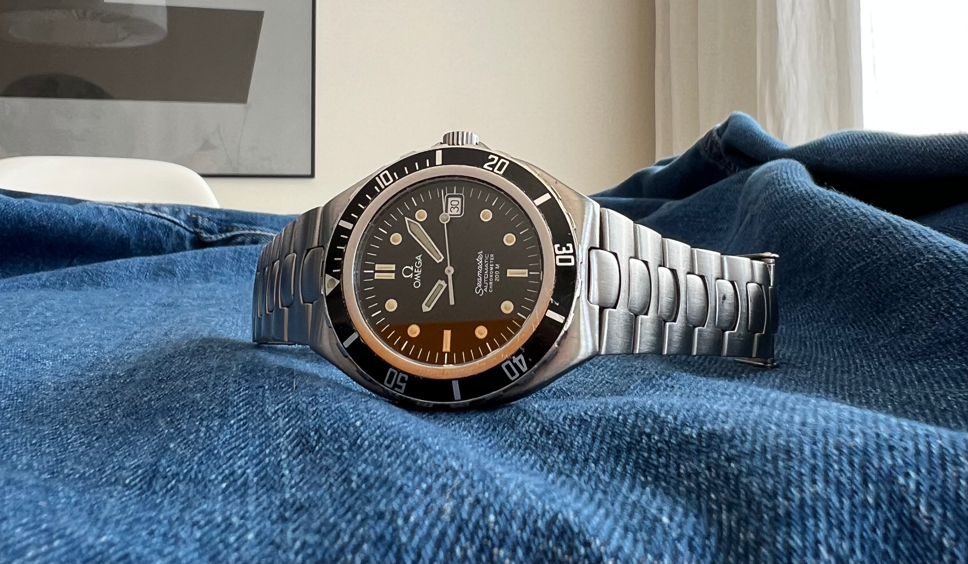 OMEGA Seamaster 200M “Pre Bond” Omega Seamaster Pre Bond 200m Quartz 36mm With Box And Receipt | eBay