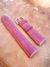 Load image into Gallery viewer, 20/18mm NOS leather strap brown