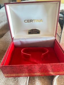 Certina watch box from 1960’s