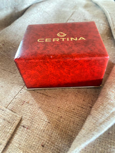 Certina vintage watch box