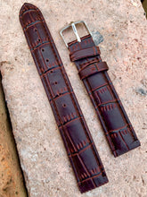 Load image into Gallery viewer, 18/16mm Brown genuine leather strap