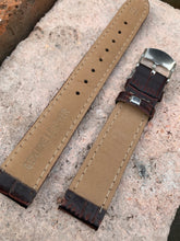 Load image into Gallery viewer, 18/16mm Brown genuine leather strap