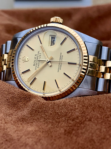 1982 Rolex, Oyster Perpetual, Datejust (T Swiss T), Chronometer, Ref nr. 16013