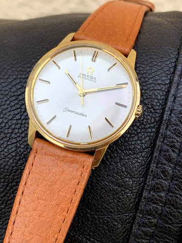 1966 Omega Automatic Seamaster in 18k solid gold case