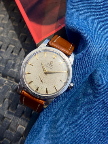 1952 Omega Seamaster ”Jumbo” with rare honeycomb dial