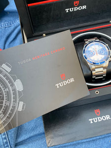 2014 Tudor Heritage, "Monte Carlo" , Blue Chrono ref nr 70330B.