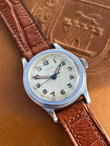 1942 rare Longines tre tacche 