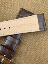 Load image into Gallery viewer, 24mm/22mm HIRSCH &quot;Duke&quot; Brown Alligator Embossed