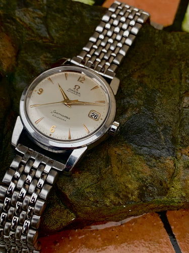 1956 Beefy lugs Omega Seamaster Calendar on a BoR-bracelet *SERVICED*
